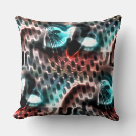 Digitales perforiertes Platinendesign mit Farbtrop Kissen