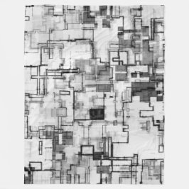 Digitales Stadtverkehrssystem Fleecedecke