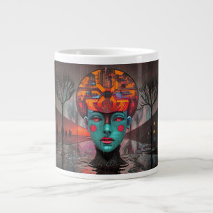Digitales Träumen Jumbo-Tasse