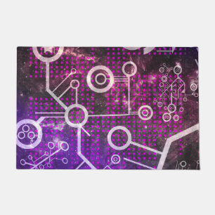 Digitales Universum Fußmatte