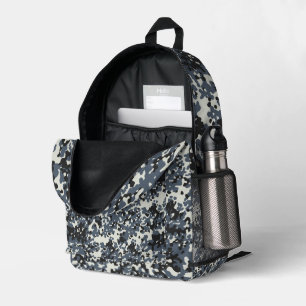 Digitales Urbanes Tarnmuster Bedruckter Rucksack