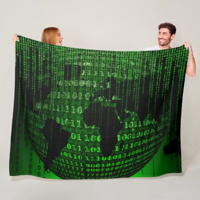 DIGITALGLOBE FLEECEDECKE (Beispiel)