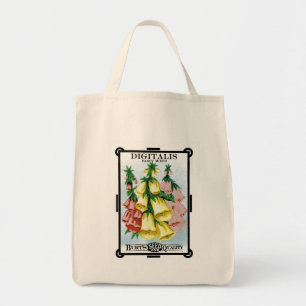 Digitalis-Samenpackungsetikett Tragetasche