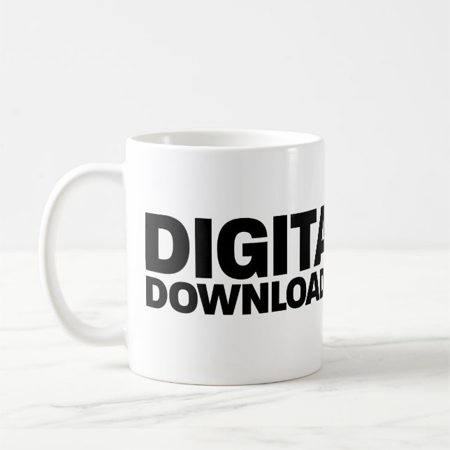 DigitallyDownloaded.net Kaffeetasse (Links)