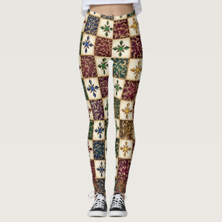 Digitalmuster - monochrome Stammeskunst Leggings
