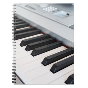 Digitalpiano-Tastatur Notizblock
