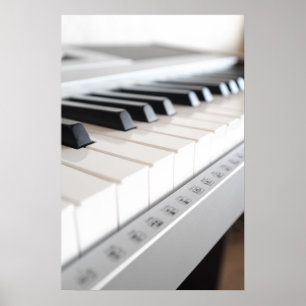Digitalpiano-Tastatur Poster