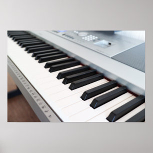 Digitalpiano-Tastatur Poster