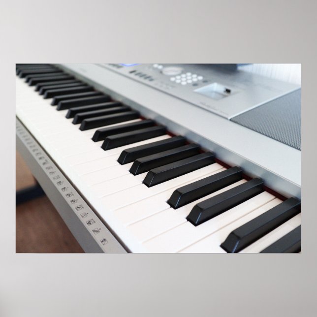 Digitalpiano-Tastatur Poster (Vorne)