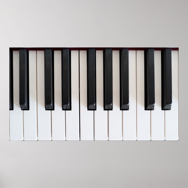 Digitalpiano-Tastatur Poster (Vorne)