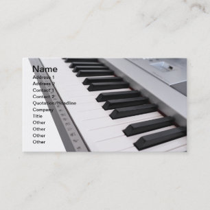 Digitalpiano-Tastatur Visitenkarte
