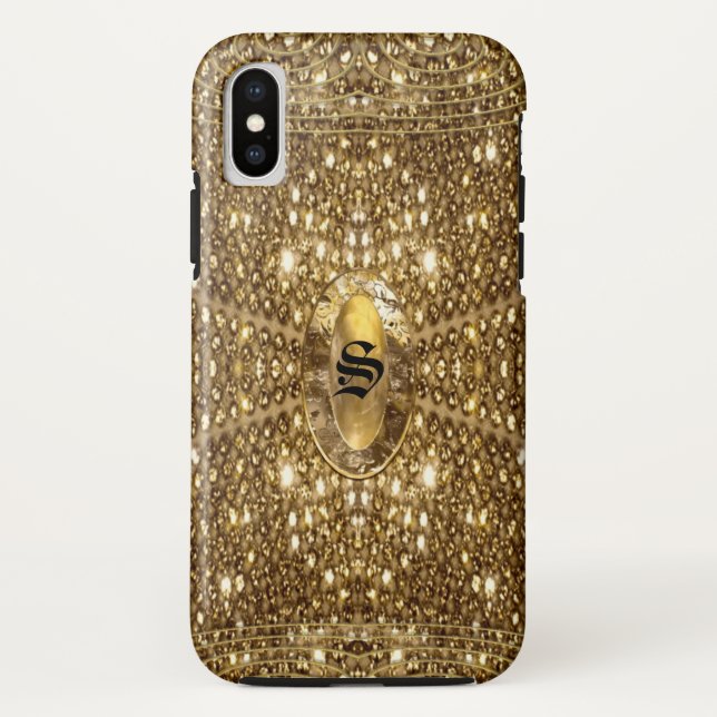 Digloos Gleem Schönes Monogramm Case-Mate iPhone Hülle (Rückseite)