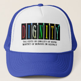 Dignity Design Unisex Truckers Cap Truckerkappe