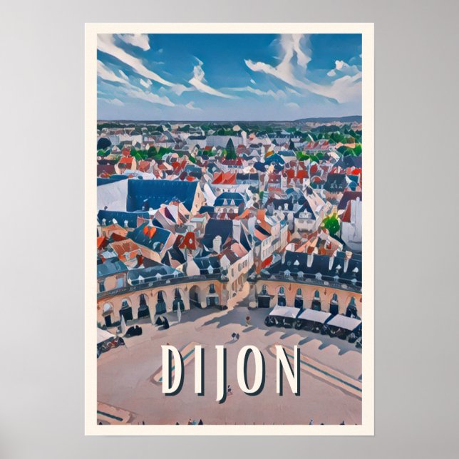 Dijon Foto Vintage Poster (Vorne)