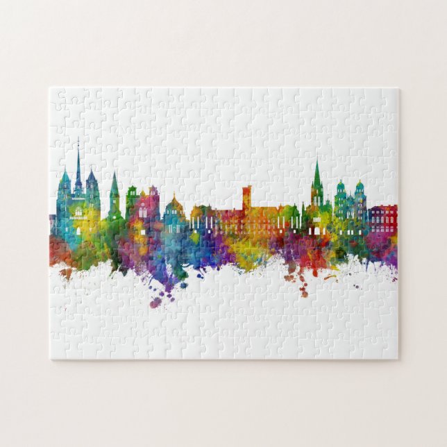 Dijon France Skyline (Horizontal)