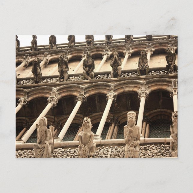 Dijon, Kathedrale Postkarte (Vorderseite)