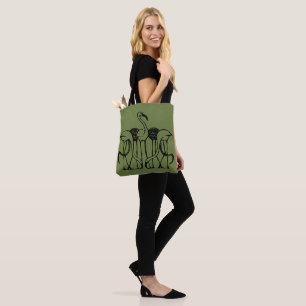 Dijsselhof - Fünf Flamingos, schöne Kunst, Tasche