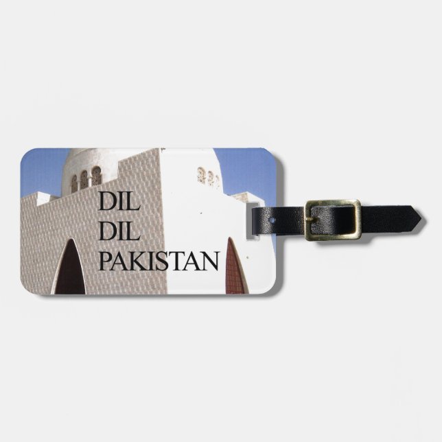 Dil Dil Pakistan Hakuna Matata Gepäckanhänger (Vorderseite horizontal)