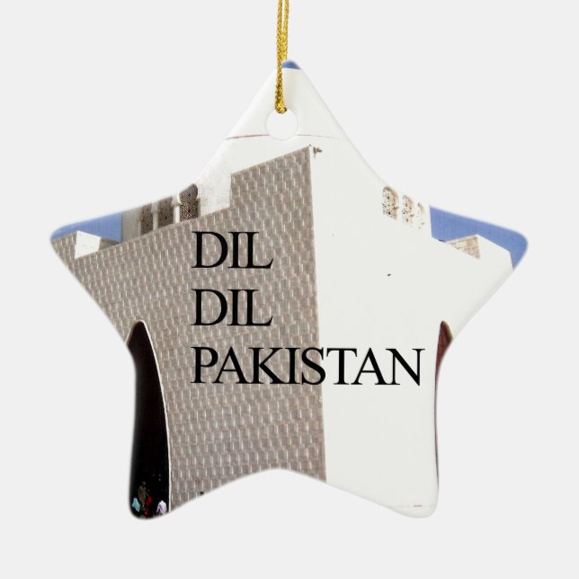 Dil Dil Pakistan Hakuna Matata Keramik Ornament (Vorne)