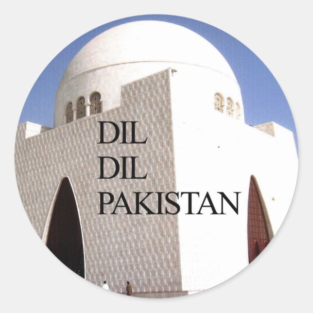 Dil Dil Pakistan Hakuna Matata Runder Aufkleber (Vorderseite)