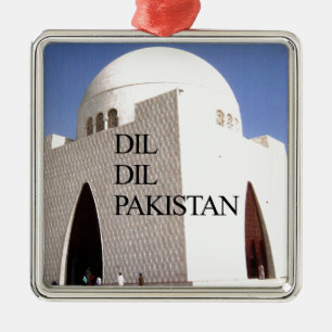 Dil Dil Pakistan Hakuna Matata Silbernes Ornament