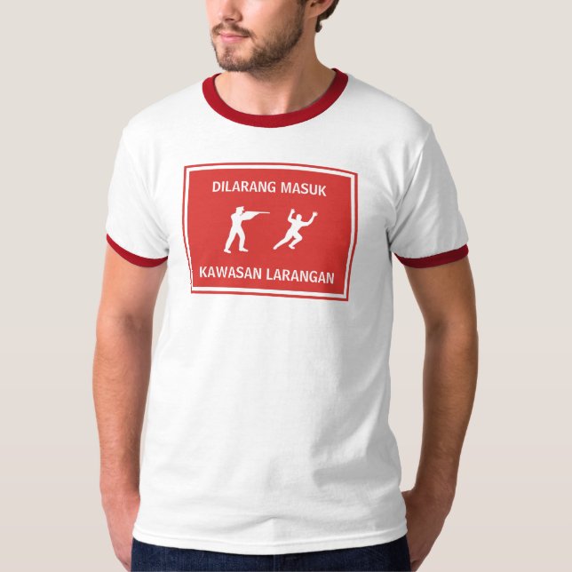 DILARANG MASUK, KAWASAN LARANGAN T-Shirt (Vorderseite)