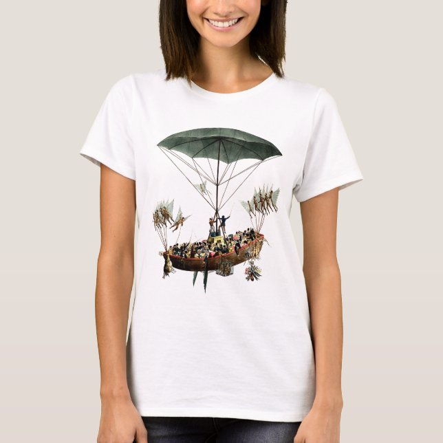 Diligenza und fliegende Kreaturen T-Shirt (Vorderseite)