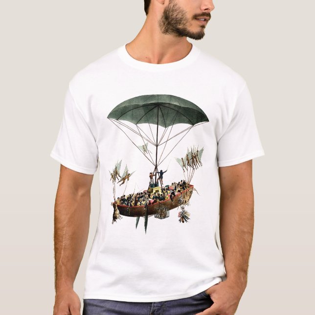 Diligenza und fliegende Kreaturen T-Shirt (Vorderseite)