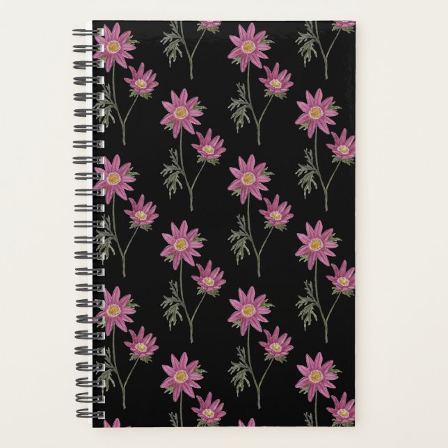 Dill Daisy Planner - Motif noir (Devant)