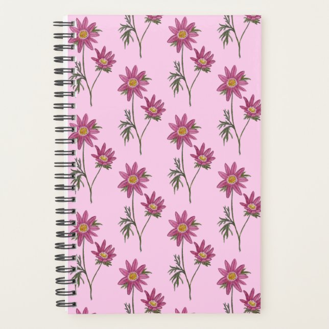 Dill Daisy Planner - Motif rose (Devant)