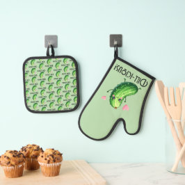 Dill-icious Ofenhandschuh & Topflappen-Set