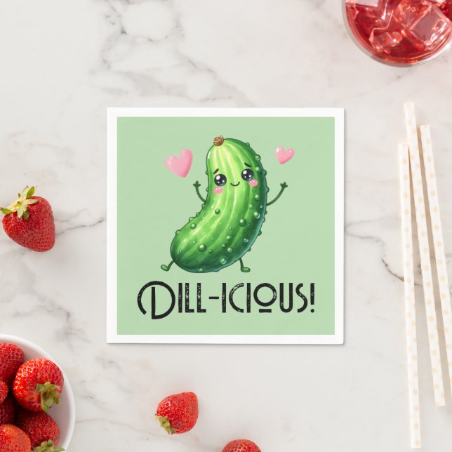 Dill-icious Serviette (Beispiel)