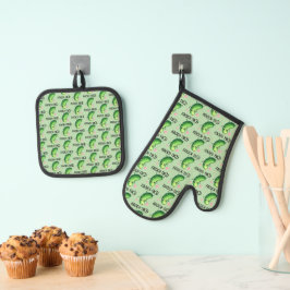 Dill-icous Ofenhandschuh & Topflappen-Set