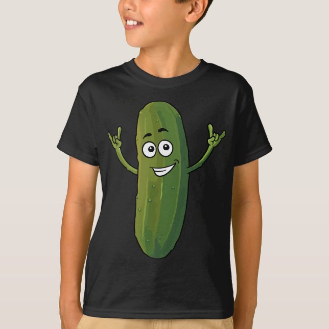Dill Pickle Funny Food Pickle T-Shirt (Vorderseite)