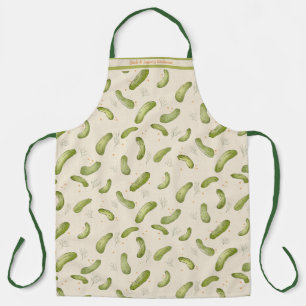 Dill Pickle Muster All-Over-Print-Schürze Schürze