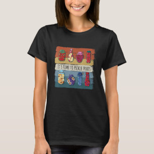 Dill Pickle Squad Green Pickles Cucumber Jar Vega T-Shirt