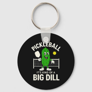Dill-Pickleball-Spieler lustiger Pickleball-Männer Schlüsselanhänger