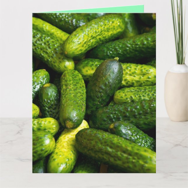 DILL PICKLES BIG DILL BIRTHDAY FUNNY CARD KARTE (Vorderseite)