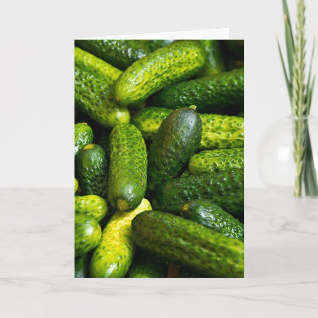 DILL PICKLES BIG DILL BIRTHDAY FUNNY CARD KARTE (Vorderseite)