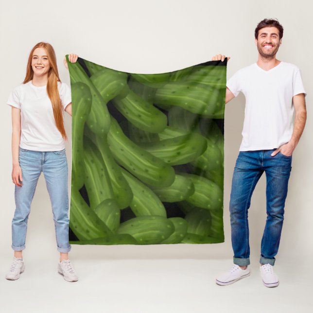 Dill Pickles Fleece Blanket (Beispiel)