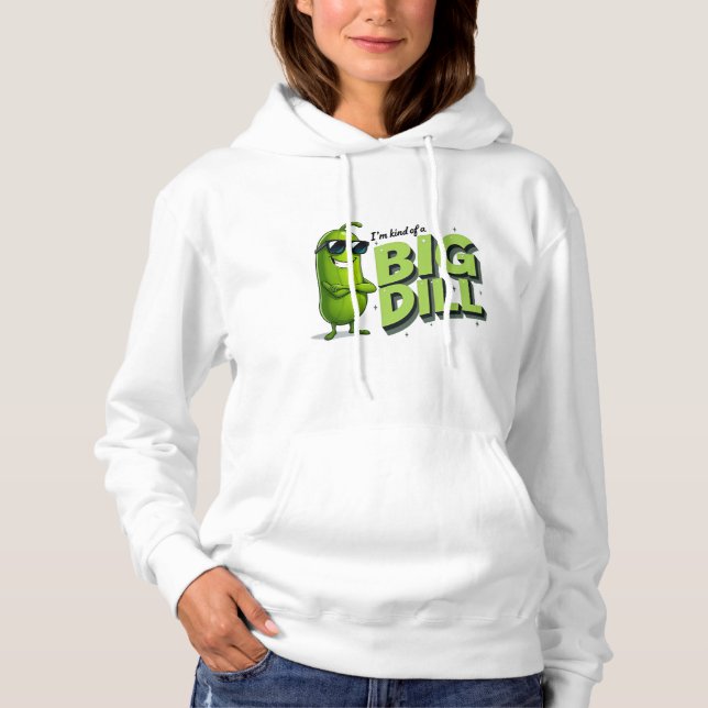 Dill Pickles Lovers Gift - Funny Cartoon Designs Hoodie (Vorderseite)