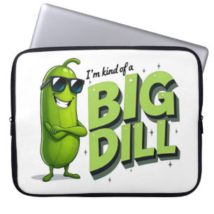 Dill Pickles Lovers Gift - Funny Cartoon Designs Laptopschutzhülle