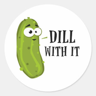 Dill Runder Aufkleber