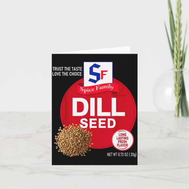 Dill Seed Halloween Sce Costume Group Matching  Karte (Vorderseite)