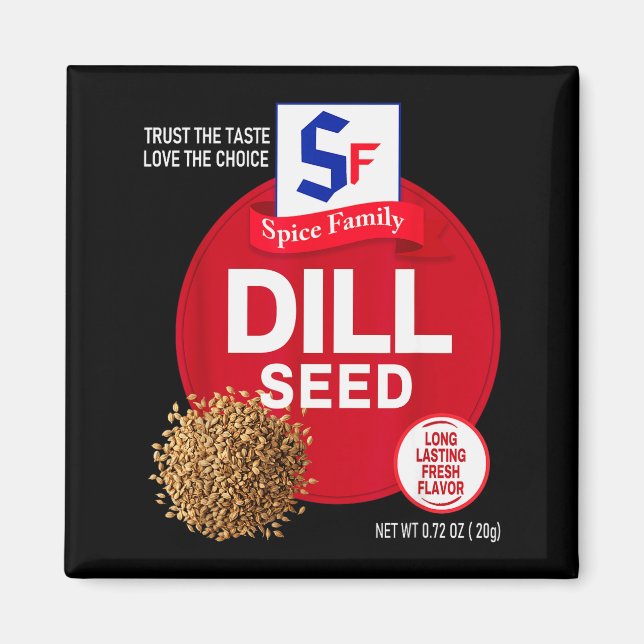 Dill Seed Halloween Sce Costume Group Matching  Magnet (Vorne)