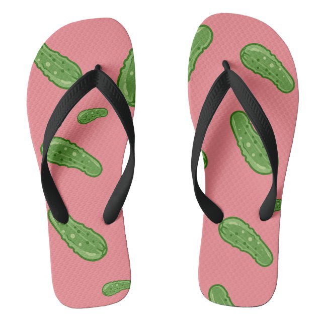 Dill with it Design - Erwachsene Flip Flops, breit Flip Flops (Fußbett)