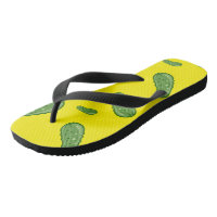 Dill with it Design - Erwachsene Flip Flops, breit