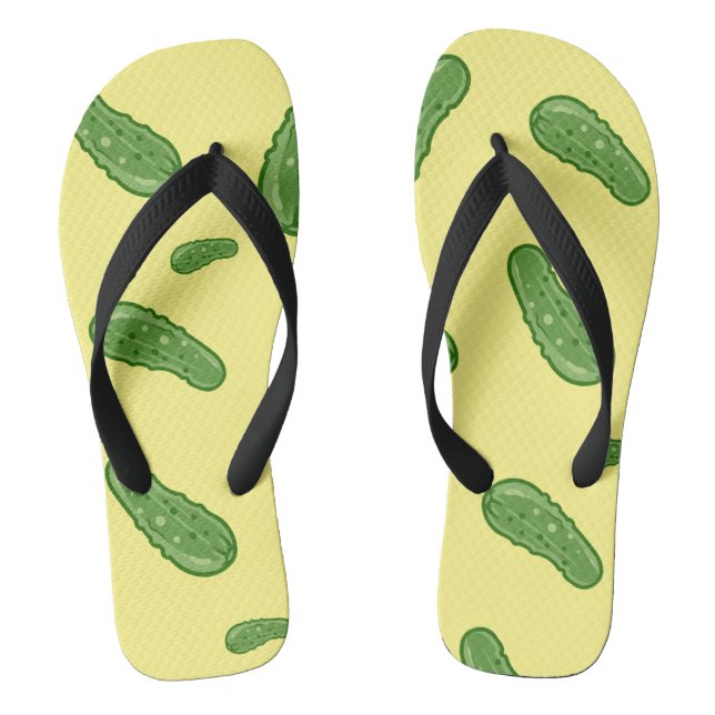 Dill with it Design - Erwachsene Flip Flops, breit Flops (Fußbett)