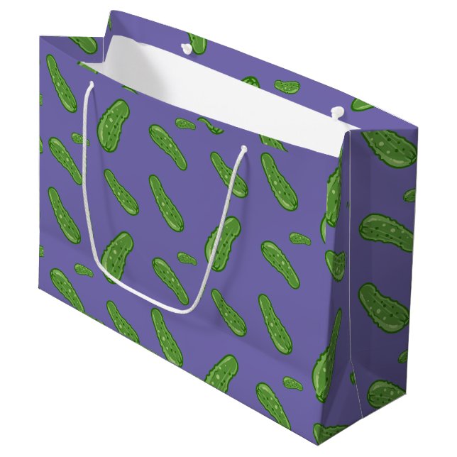 Dill with It Design - Gift Bag - Large Große Geschenktüte (Vorderseite Schrägansicht)