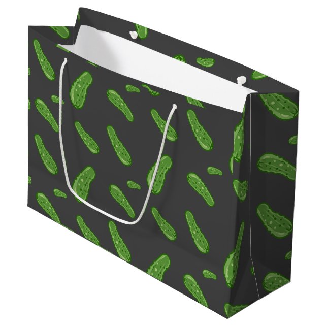 Dill with It Design - Gift Bag - Large Große Geschenktüte (Vorderseite Schrägansicht)